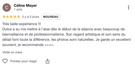 Avis_google_Dulce_messadi_photographe_idf_homestudio